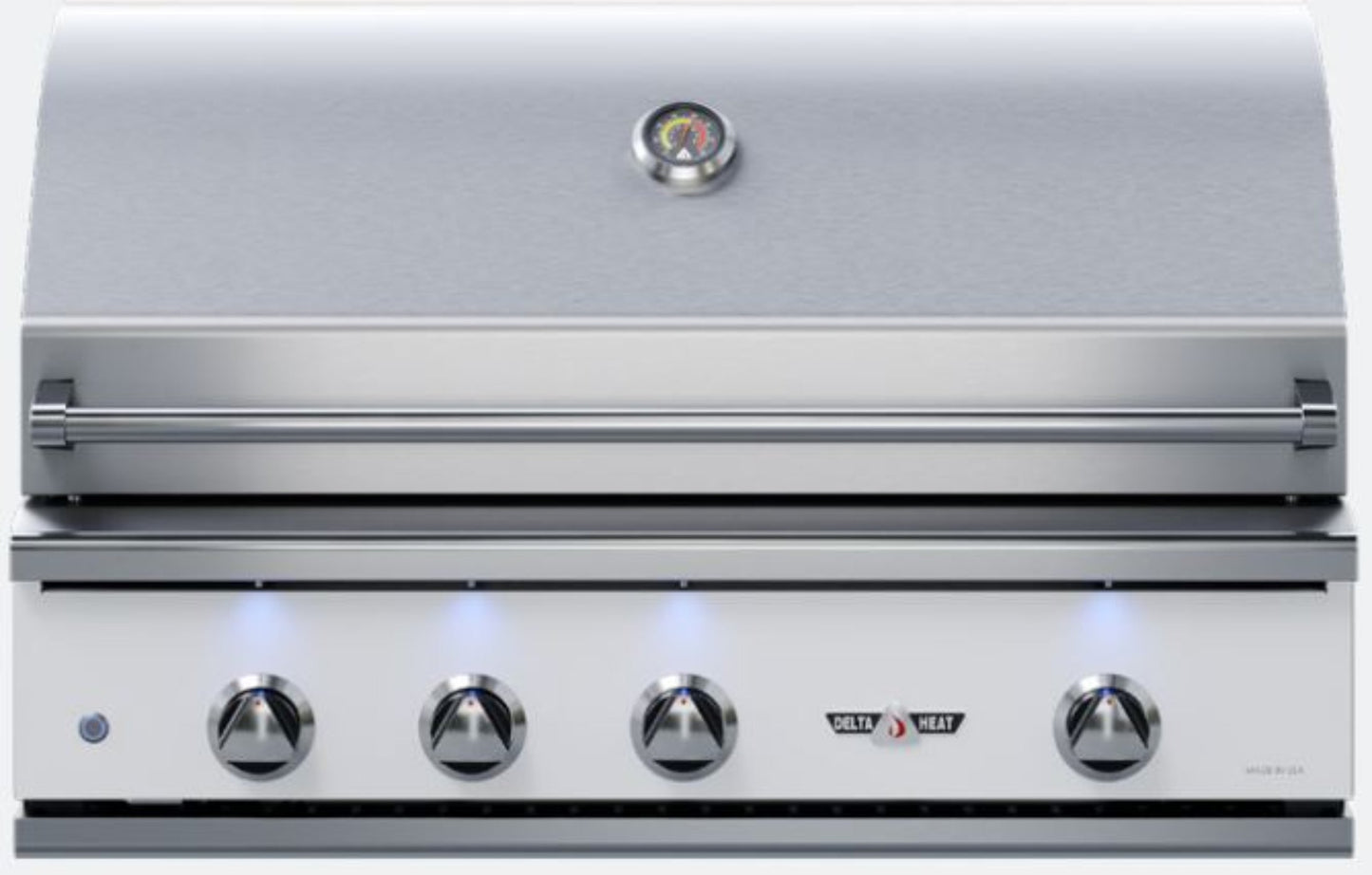 Delta Heat 38 Inch White Natural Gas Grill W/ Rotisserie and Sear Zone - DHBQ38RS-WN