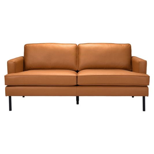 Modway Furniture 72" Brown Polyester Sofa with Chic Black Legs – Luxurious Design & Ultimate Comfort for Your Home - 396466-HOMEROOTS