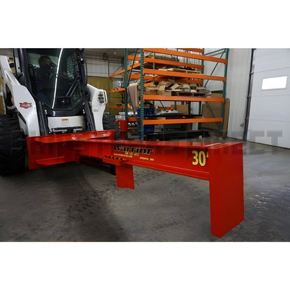 TM Manufacturing Warrior Skid Steer Log Splitter Attachment - TM-Warrior-Single
