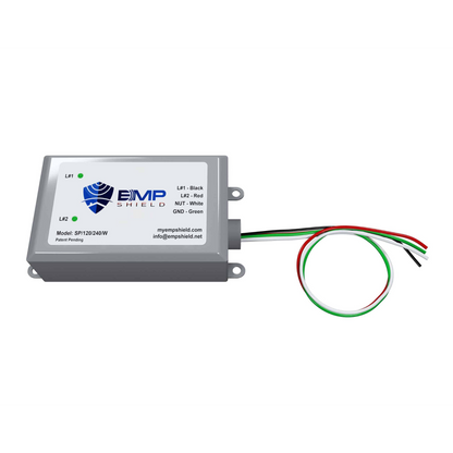 EMP Shield for Breaker Box that Extends from Wall | Home EMP & Lightning Protection + CME Defense (SP-120-240-W)