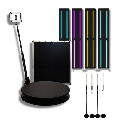 SpinPix360 RevoSpin RM-4 Manual Spin 360 Photo Booth - 27" Custom Package