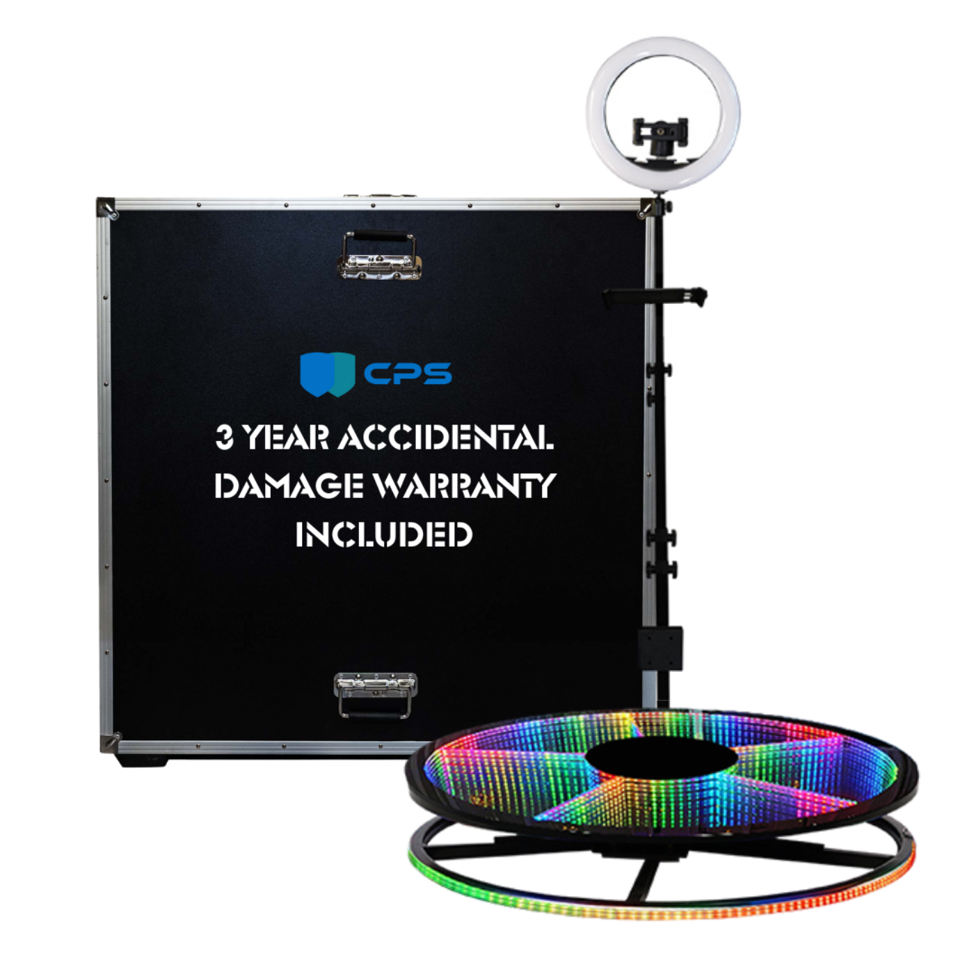 SpinPix360 RAL-7 39" Automatic 360 Photo Booth with 3 Year Warranty Coverage