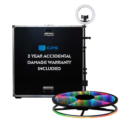 SpinPix360 RAL-7 39" Automatic 360 Photo Booth with 3 Year Warranty Coverage