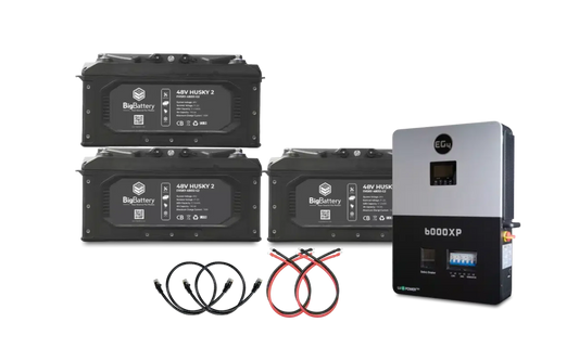 Big Battery 48V 3X HUSKY 2 KIT – EG4 6K OFF-GRID INVERTER - K0706