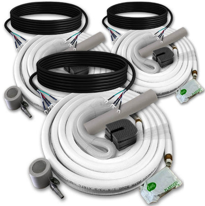 Pioneer Triple Split 36000 BTU 3-Ton Quantum Ultra Wi-Fi 22.5 SEER2 Energy-Star Multi (3) Zone Wall Mount Air Conditioner Heat Pump 230-Volt - WYT040GLSI24M4-12W-12W-12W