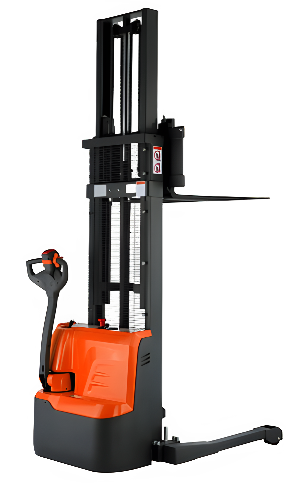 Tory Carrier Fully Powered Electric Stacker with Straddle Legs 2640 lbs. Capacity 98" Lifting Height New - ESS26RE-19-98