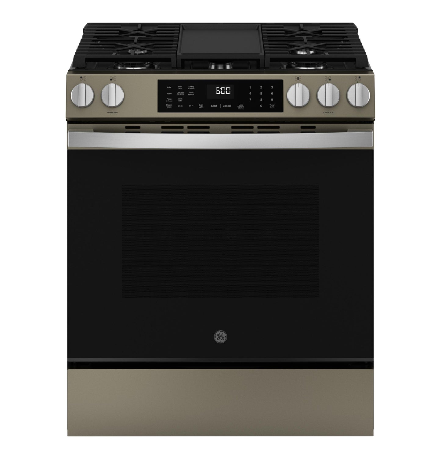 GE APPLIANCES GGS600AVES GE(R) 30" Slide-In Front-Control Convection Gas Range with No Preheat Air Fry and EasyWash(TM) Oven Tray - GGS600AVES-KT