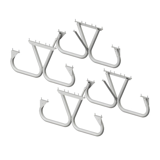 Pilot Rock 2 Pack 6'/8' Outdoor Steel Non Tip Picnic Table Leg Kits (Frame Only) - 415897