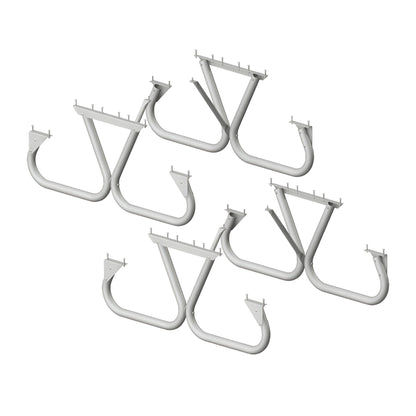 Pilot Rock 2 Pack 6'/8' Outdoor Steel Non Tip Picnic Table Leg Kits (Frame Only) - 415897