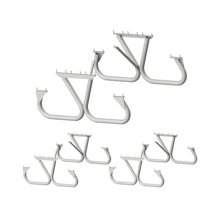 Pilot Rock 3 Pack 6'/8' Outdoor Steel Non Tip Picnic Table Leg Kits (Frame Only) - 415898