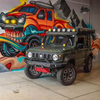 Auxbeam 6Pcs 5 Inch 110W White/Amber LED Pods Lights with Power Harness - GP00011283