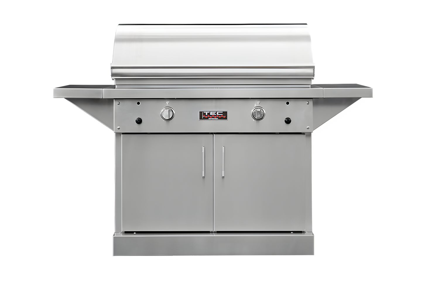 TEC Grills 44" Patio On Stainless Cabinet With Side Shelves (64") - PFR2LPCABS