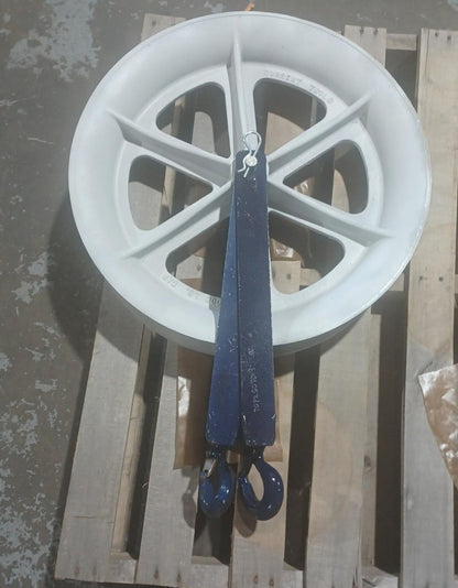 Current Tools 4424 Right Angle Twin Yoke 24in. Diameter Sheave - Reconditioned - Current Tools 4424