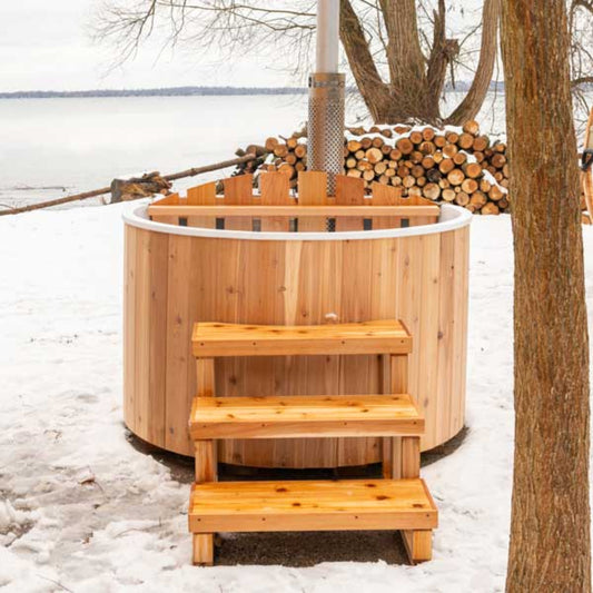 Dundalk LeisureCraft The Evolution Cedar Hot Plunge Tub 5' - 450EV
