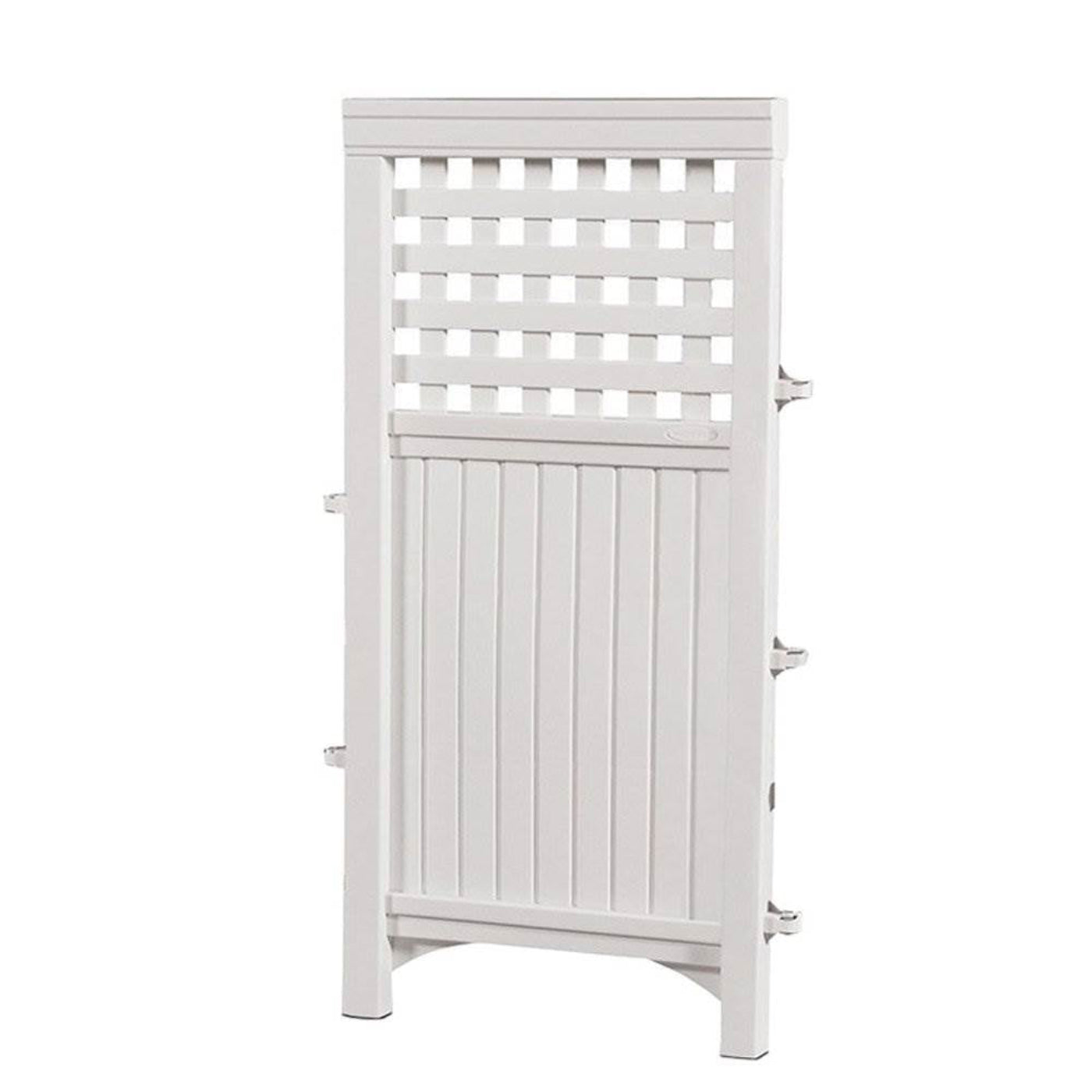 Suncast Outdoor Garden Yard 4 Panel Screen Enclosure Gated Fence, White (5 Pack) - 173090