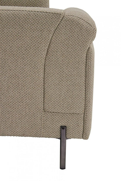 Modway Furniture 84" Beige Sofa with Black Legs - Stylish Comfort, Durable Upholstery & Contemporary Design Centerpiece - 480929-HOMEROOTS