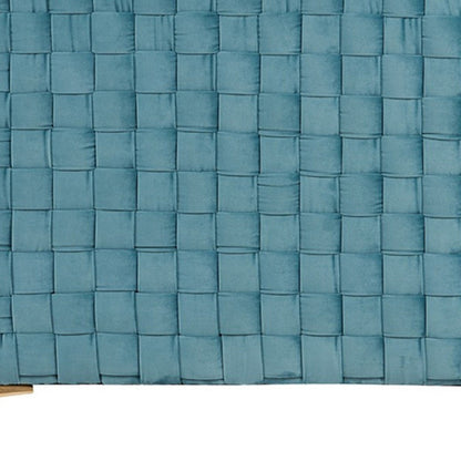 Modway Furniture 83" Teal Blue Velvet Sofa with Gold Legs – Luxurious Comfort, Contemporary Design, and Durability - 488837-HOMEROOTS