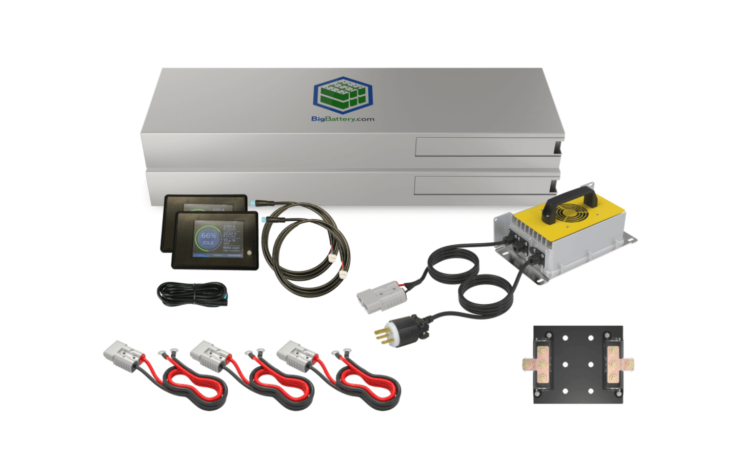 Big Battery 48V 2x MUSTANG Fast Charger Kit – Golf - K0932