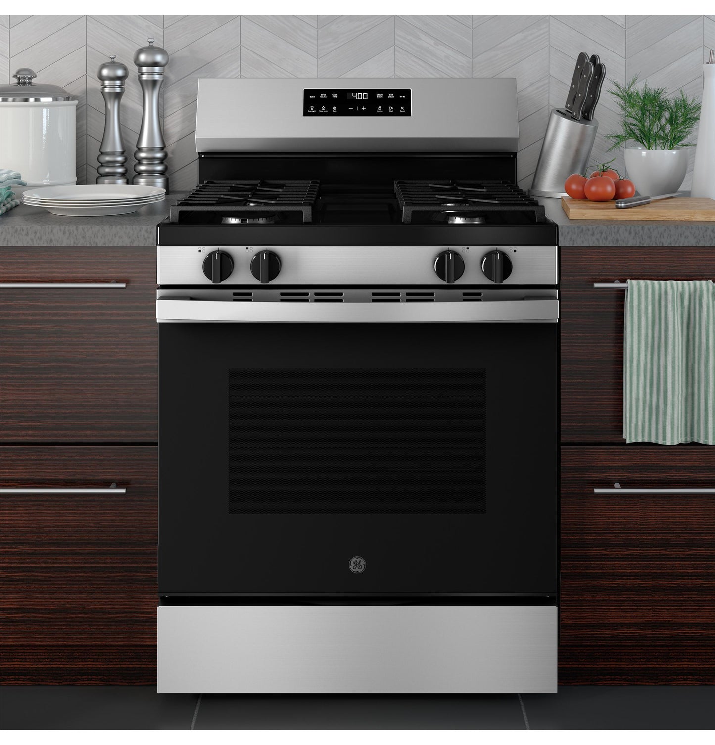 GE APPLIANCES GGF400PVSS GE(R) 30" Free-Standing Gas Range - GGF400PVSS-KT