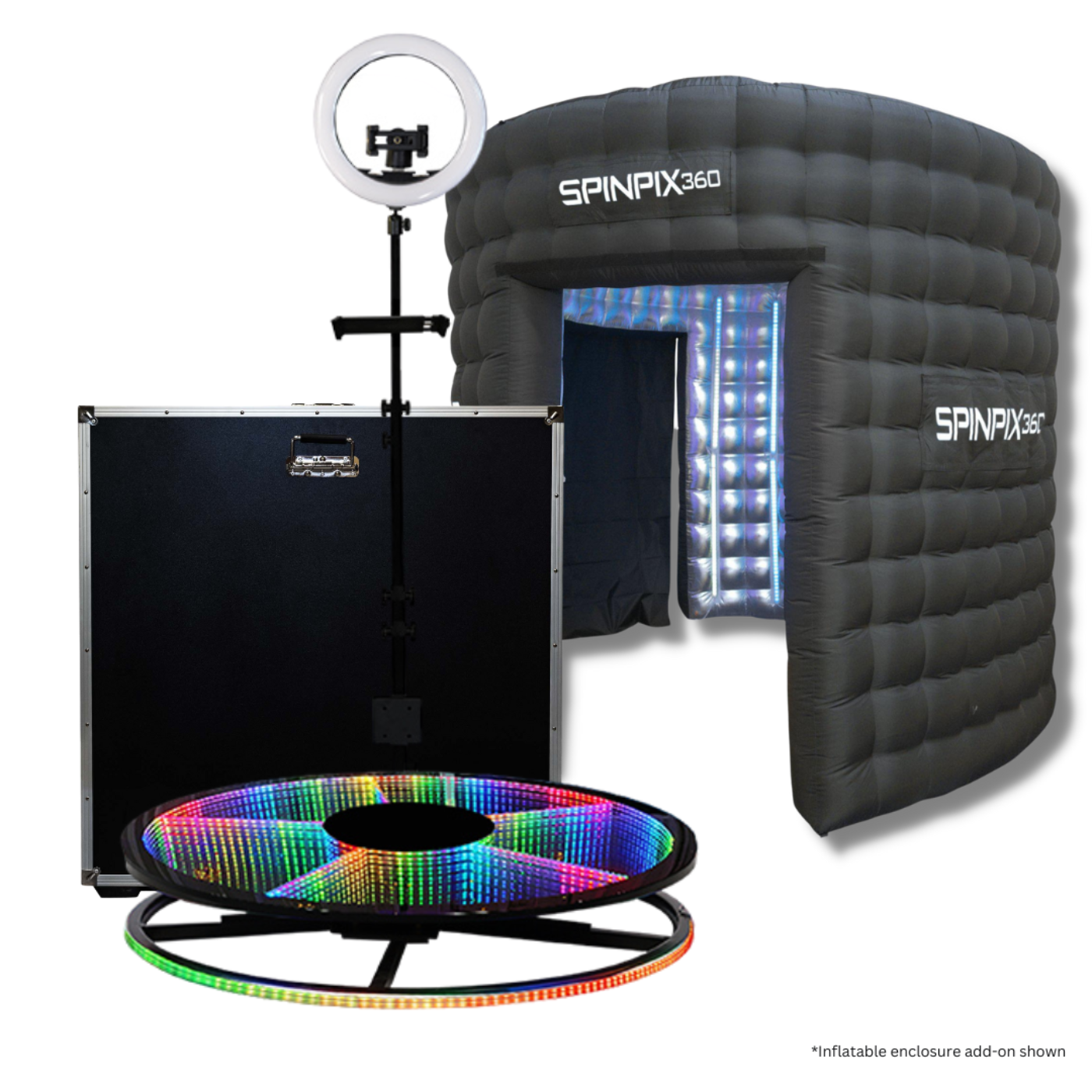 Spinpix360 RAL-5 32" Automatic 360 Photo Booth with 3 Year Warranty Coverage