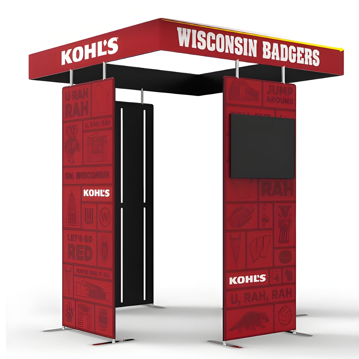 Spinpix360 Square Luxe Led 360 Photo Booth Enclosure - SPB-SLE7