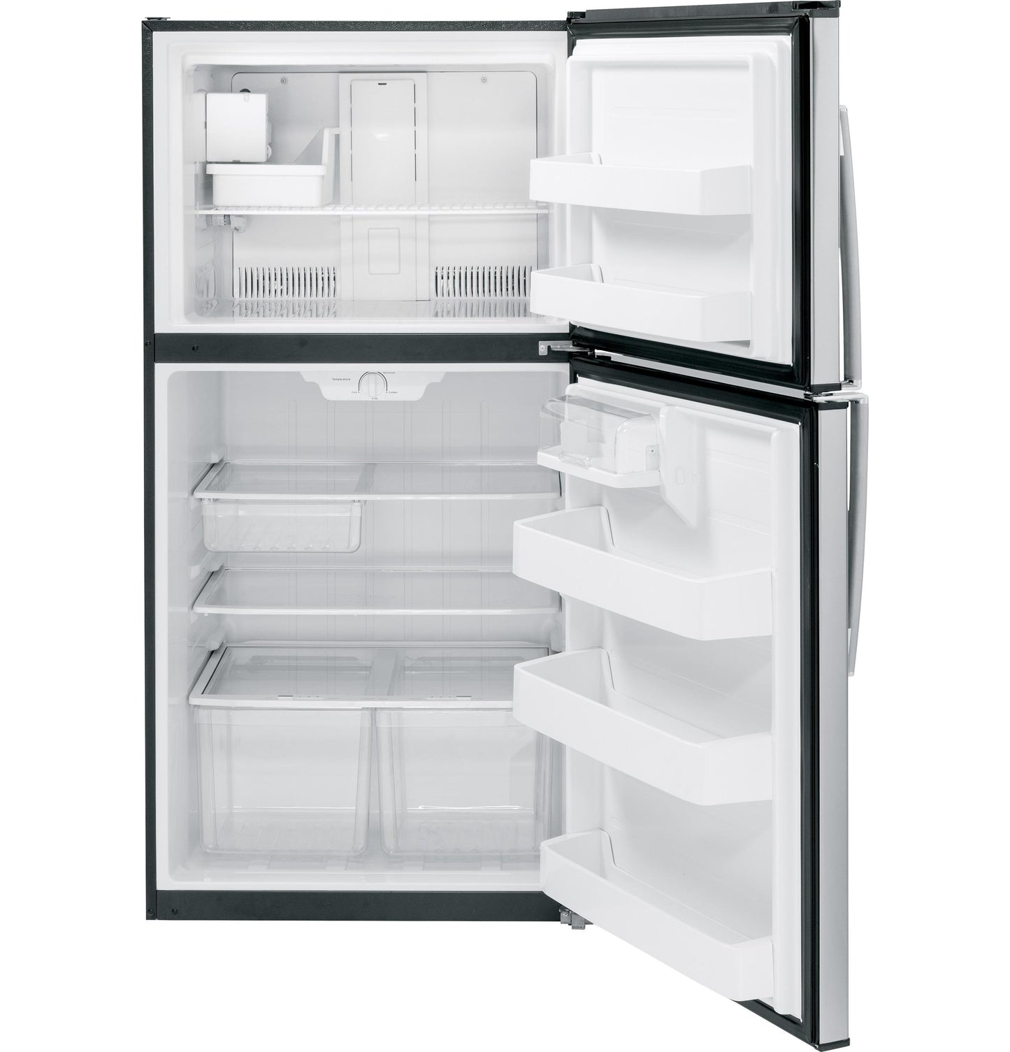 GE GIE21GSHSS 33 Inch Top-Freezer Refrigerator with 21.2 cu. ft. Capacity - GIE21GSHSS-KT