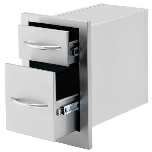 Cal Flame 2 Drawer Deep Drawer Storage BBQ07868P