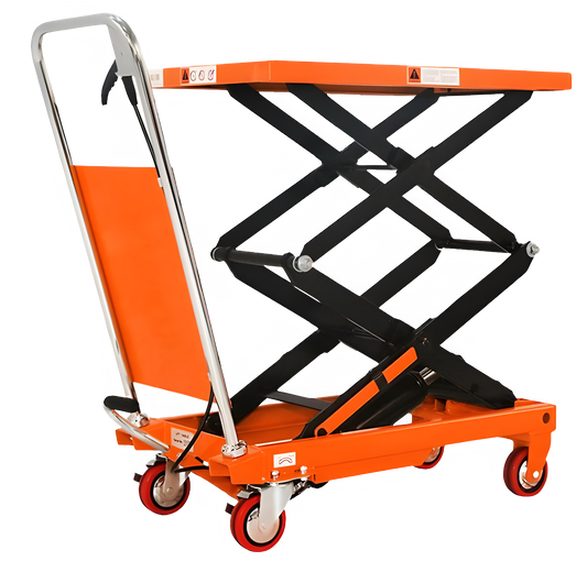 Tory Carrier Double Scissor Lift Table Cart Platform 770 lbs Capacity 51" Lifting Height New - LTD770