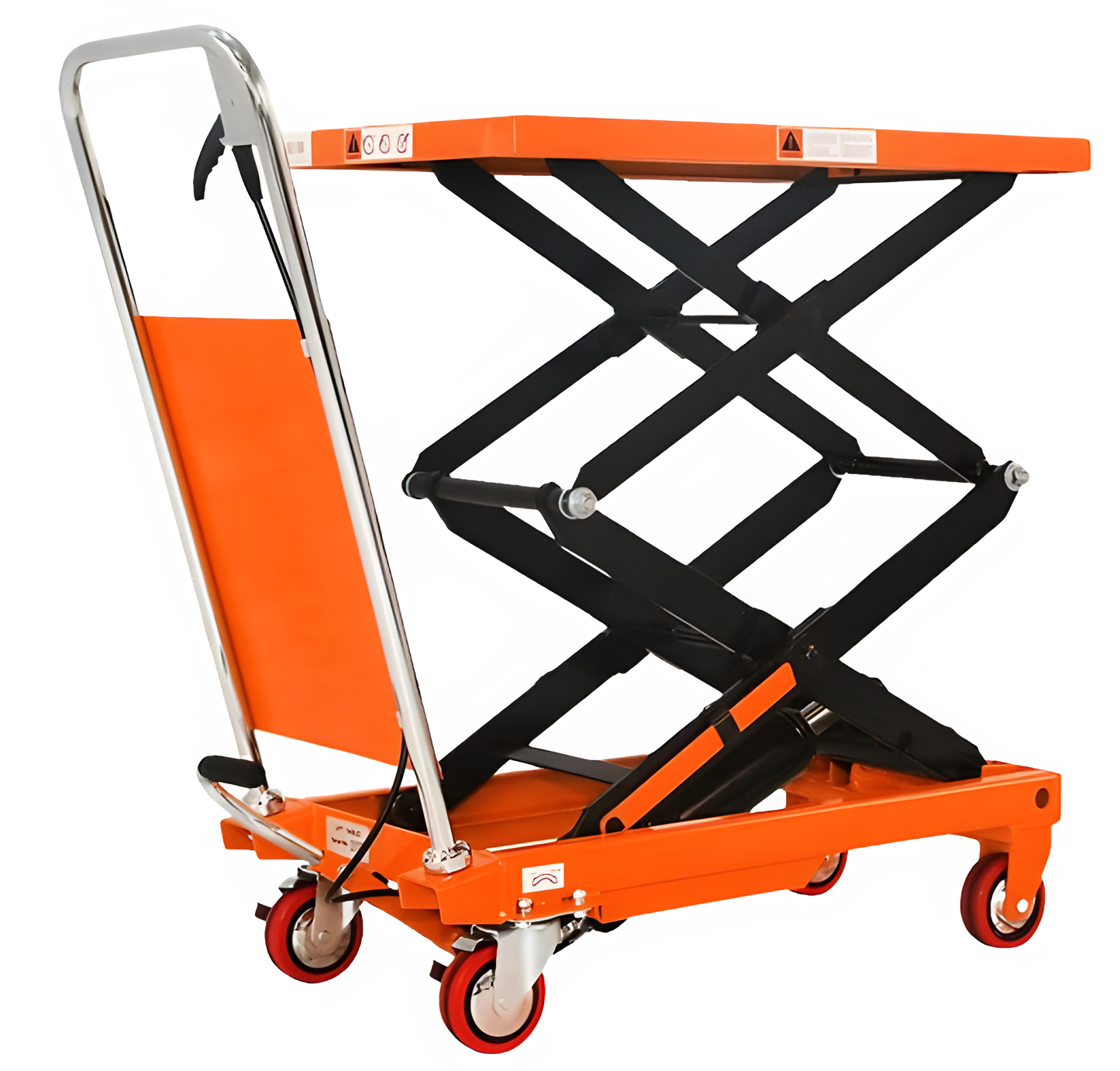 Tory Carrier Double Scissor Lift Table Cart Platform 770 lbs Capacity 51" Lifting Height New - LTD770