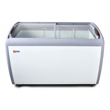 Chef AAA - FR-CN-1245, Commercial 50" Glass Door Frozen Food or Ice Cream Chest Freezer Display - FR-CN-1245