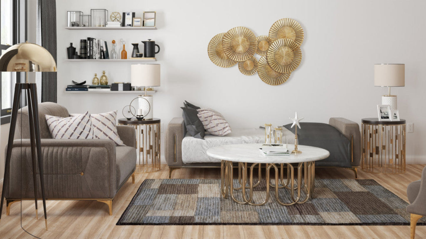 Modway Furniture 85" Brown Microfiber Sleeper Sofa with Toss Pillows - Stylish, Comfortable, and Durable for Any Space - 521599-HOMEROOTS