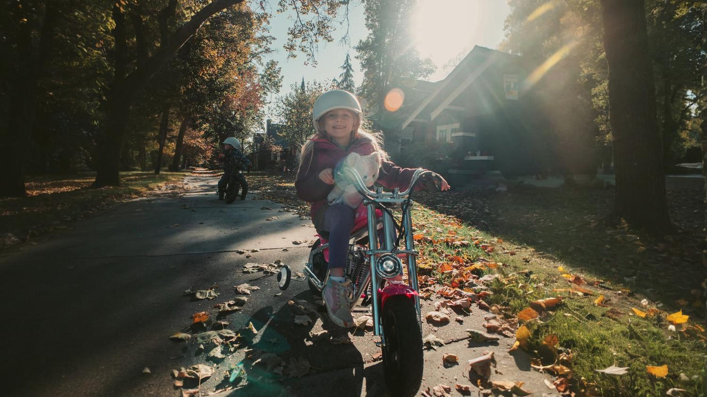 Hyper Gogo Cruiser 12+ Electric Kids Motorcycle, App Control, Bluetooth, 160W, 10 MPH - EL-MB03C-ORANGE