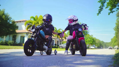 Hyper Gogo Challenger 12 Plus Electric Kids Motorcycle Bluetooth Speaker 21.9V 160W 10 MPH 7.5 Miles EL-MB07P New - EL-MB07P-ORANGE