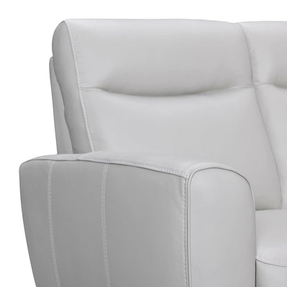 Modway Furniture 83" Gray Leather Sofa - Luxurious Comfort with Elegant Brown Legs for Stylish Living Rooms - 546406-HOMEROOTS