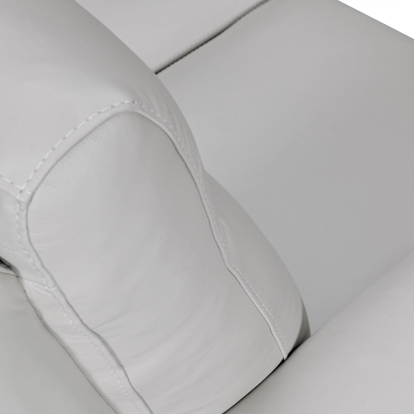 Modway Furniture 83" Gray Leather Sofa - Luxurious Comfort with Elegant Brown Legs for Stylish Living Rooms - 546406-HOMEROOTS