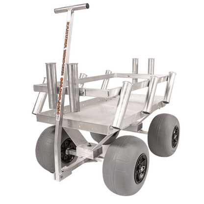 Alumacart Sidekick Pier and Dock Wagon with Rod Holders New