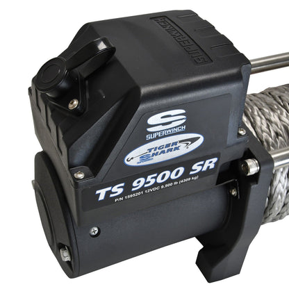 Superwinch Tiger Shark 9500SR Synthetic Rope Winch - 1595201