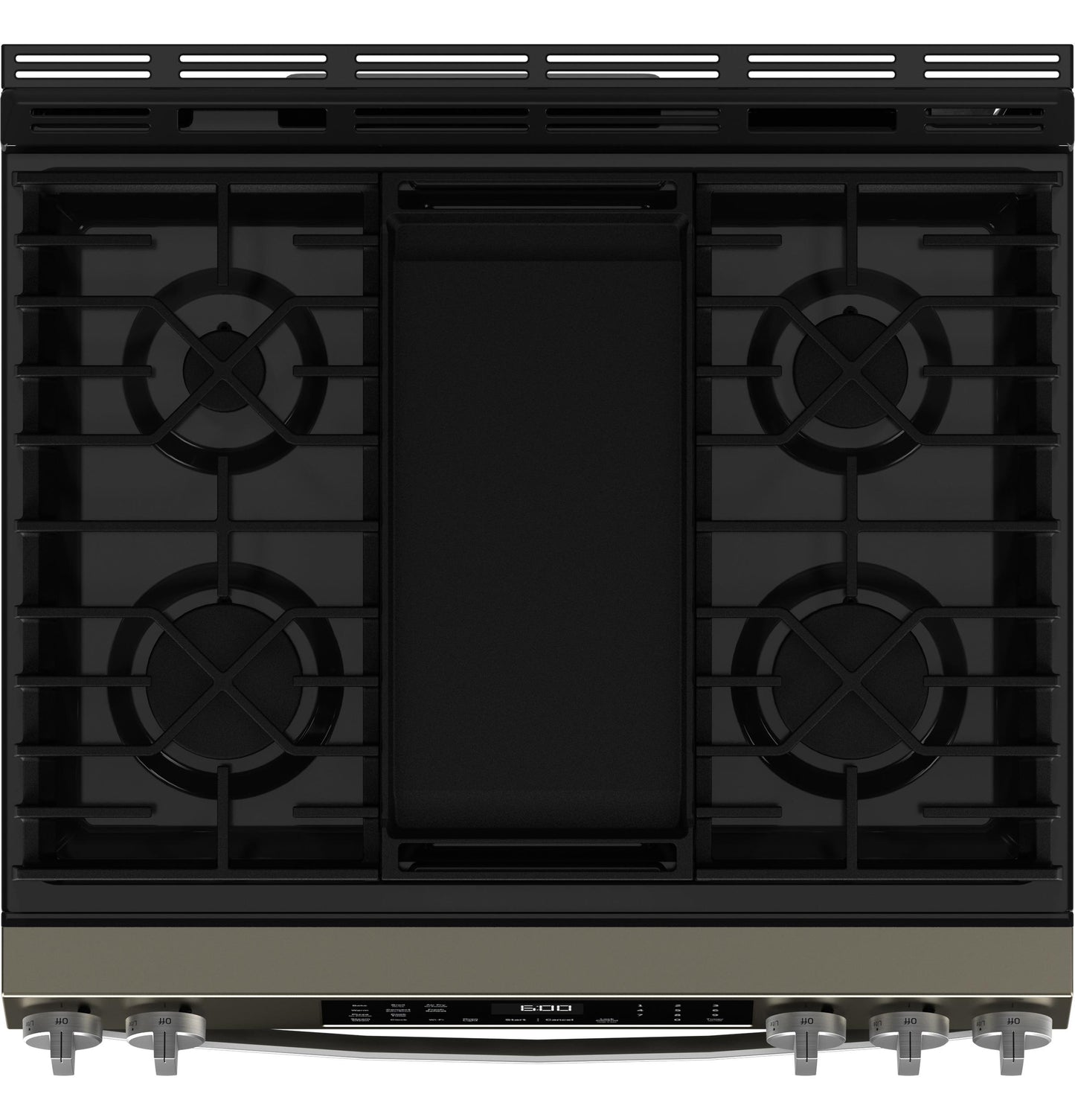 GE APPLIANCES GGS600AVES GE(R) 30" Slide-In Front-Control Convection Gas Range with No Preheat Air Fry and EasyWash(TM) Oven Tray - GGS600AVES-KT