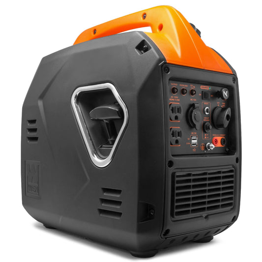 WEN 56203i Super Quiet 2000-Watt Portable Inverter Generator with Fuel Shut Off - 56203i