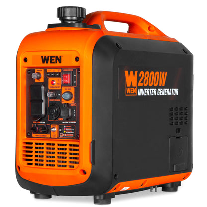 WEN 56280iX 2800-Watt Inverter Generator, Quiet, Portable, and Lightweight with Fuel Shut Off and CO Watchdog - 56280iX