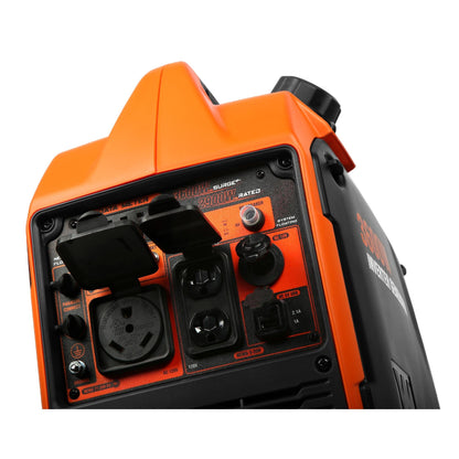 WEN 56360i Quiet and Lightweight 3600-Watt RV-Ready Portable Inverter Generator with Fuel Shut Off - 56360i