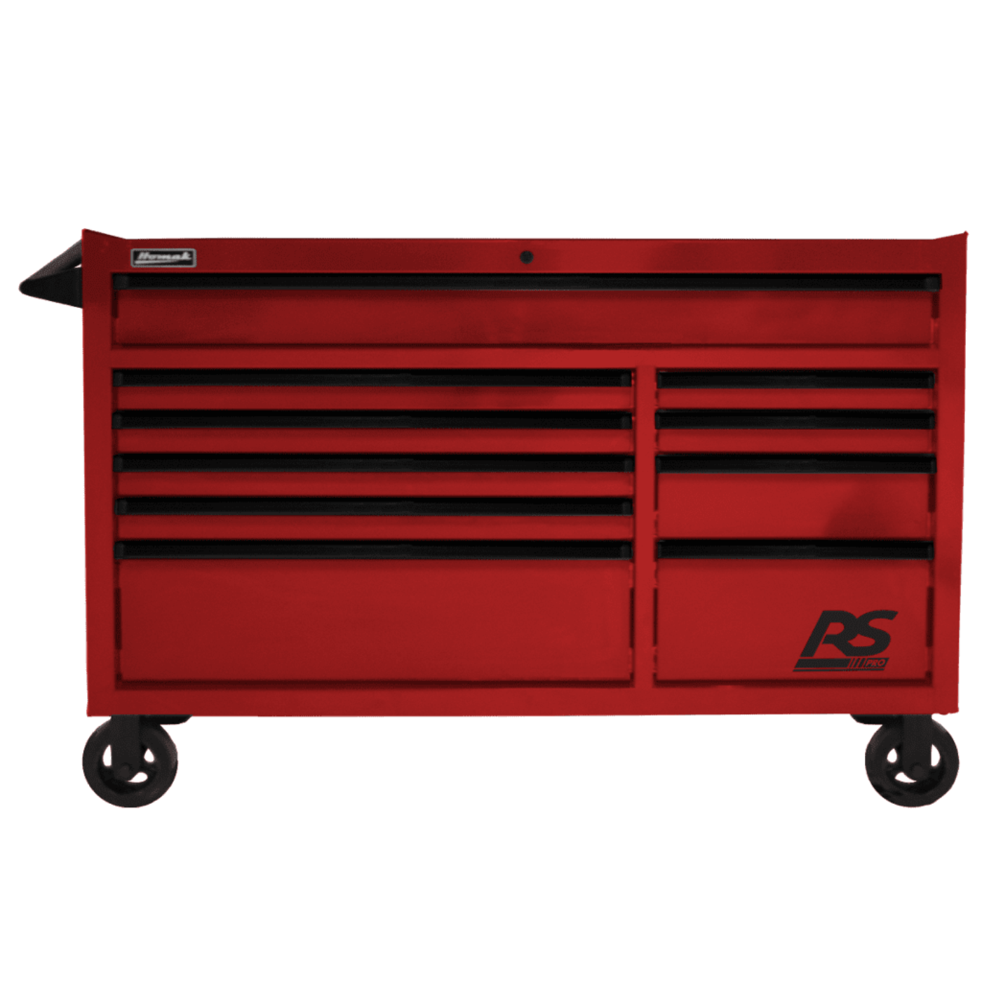 Homak  54" RS Pro 10 Drawer Rolling Cabinet - BK04054010