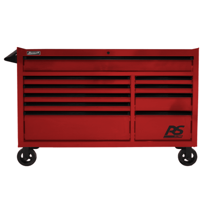 Homak  54" RS Pro 10 Drawer Rolling Cabinet - BK04054010