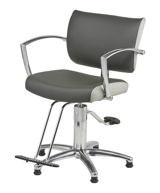 Pibbs Rosa Hydraulic Styling Chair w/1675 Base & T-Footrest Pibbs - 5801