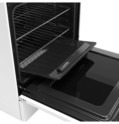 GE APPLIANCES GGF600AVWW GE(R) 30" Free-Standing Gas Convection Range with No Preheat Air Fry and EasyWash(TM) Oven Tray - GGF600AVWW-KT