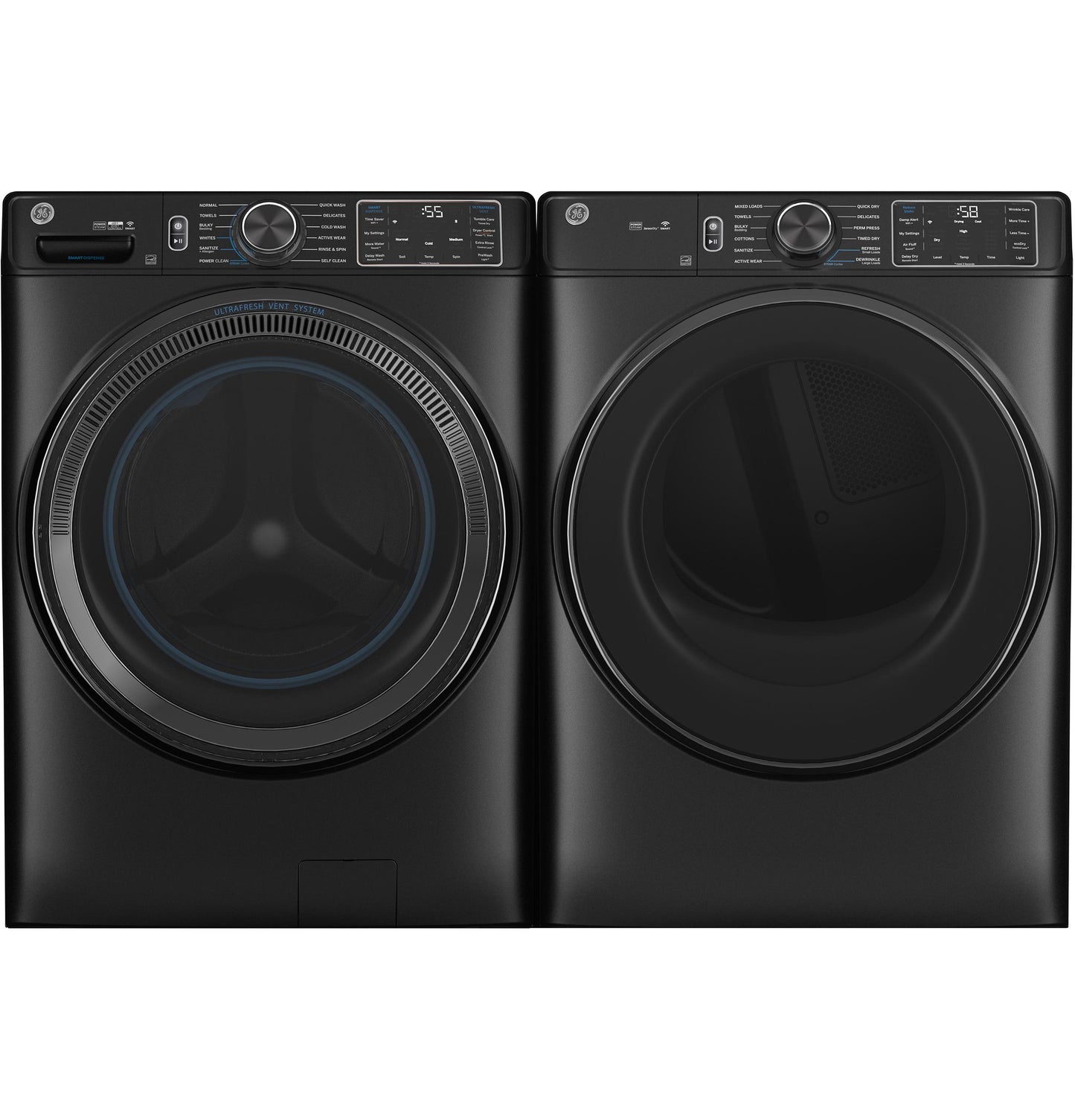 GE APPLIANCES GFD65GSPVDS GE(R) 7.8 cu. ft. Capacity Smart Front Load Gas Dryer with Steam and Sanitize Cycle - GFD65GSPVDS-KT