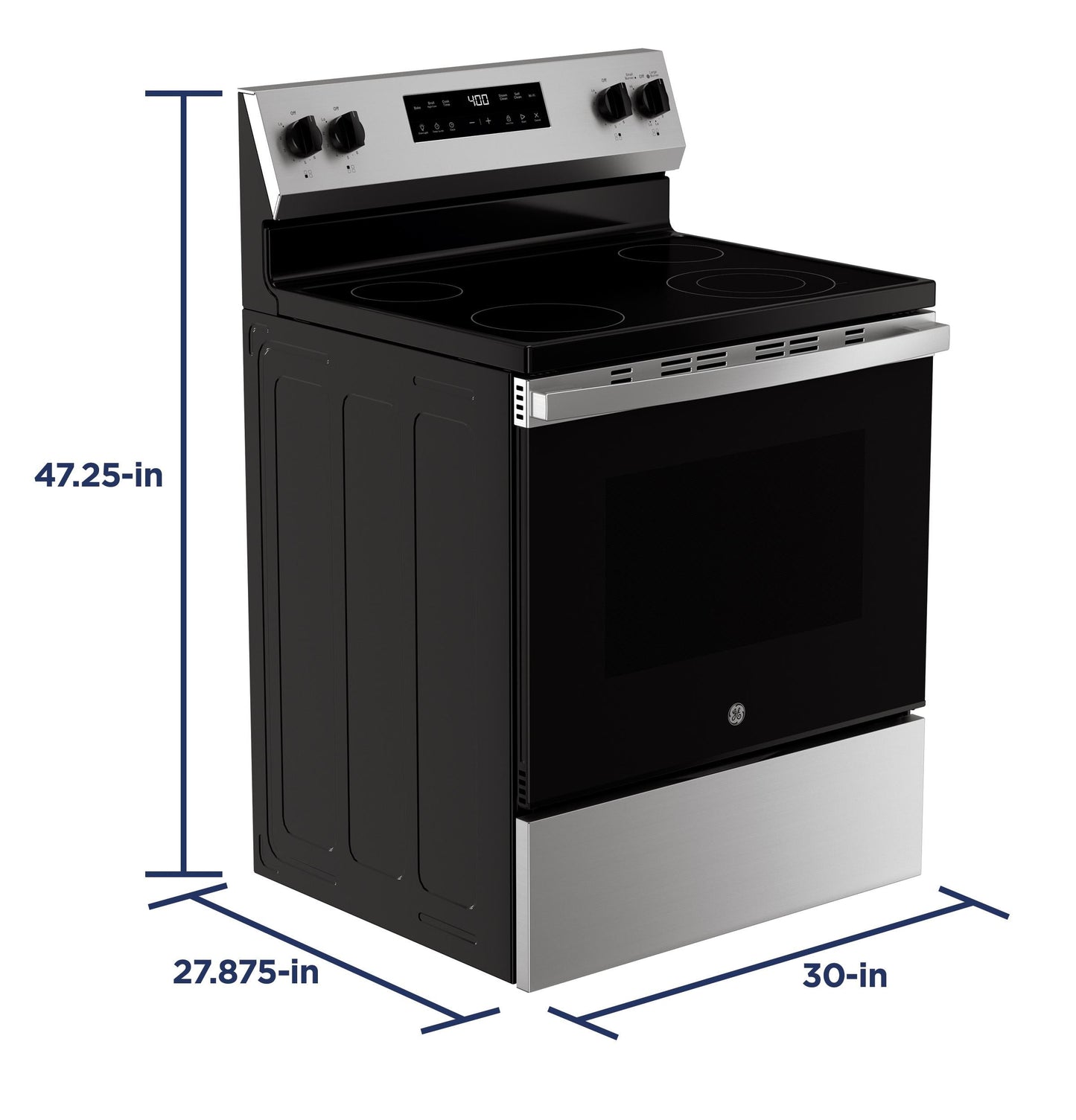 GE APPLIANCES GRF400PVSS GE(R) 30" Free-Standing Electric Range - GRF400PVSS-KT