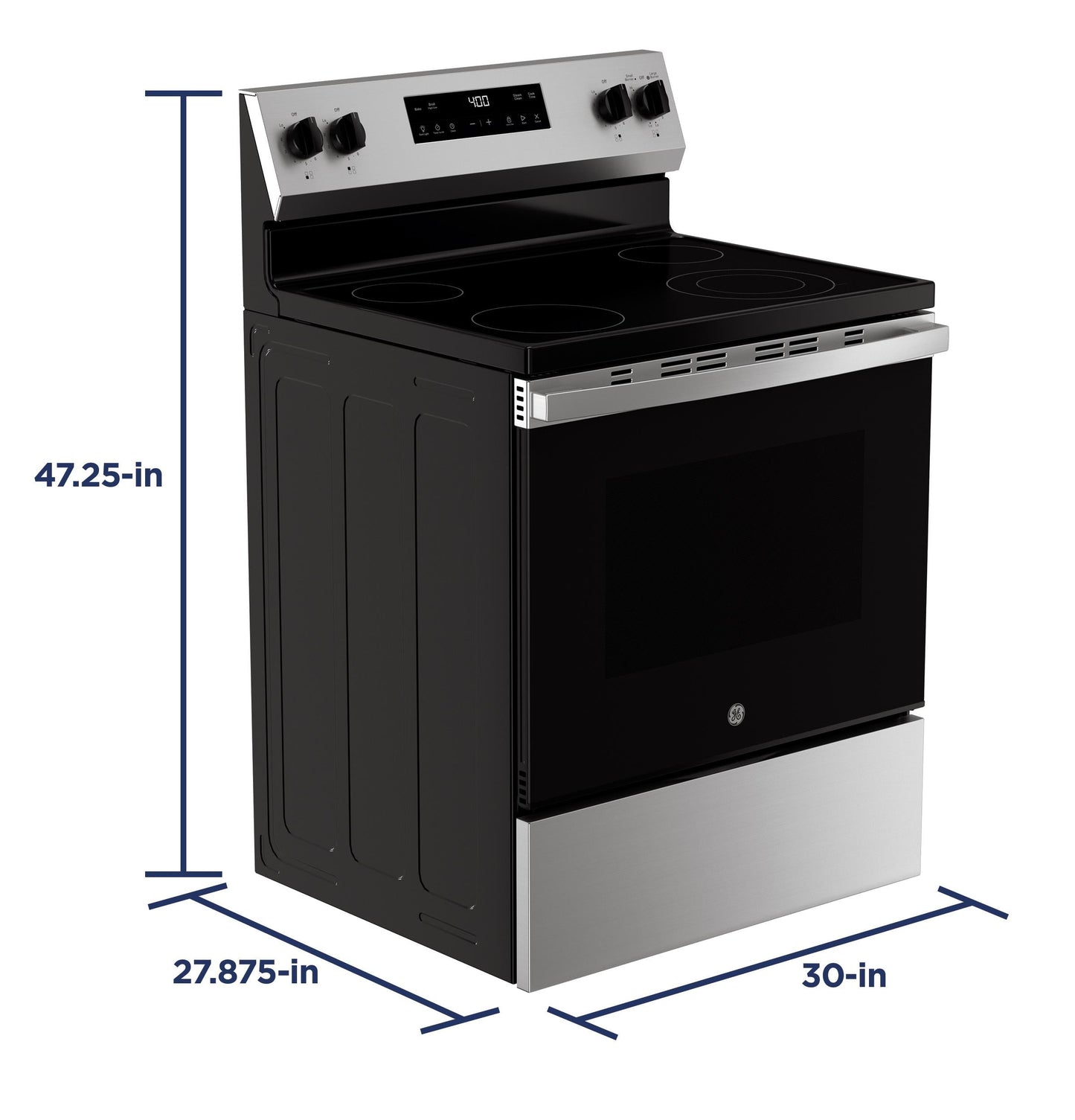 GE APPLIANCES GRF400SVSS GE(R) 30" Free-Standing Electric Range - GRF400SVSS-KT