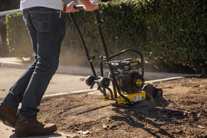 Stark USA 2HP Walk Behind 5200VPM Plate Compactor 79cc 2000lb Force Construction - 61014