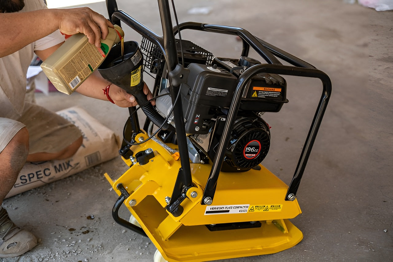 Stark USA 6.5hp Walk-Behind Vibration Plate Compactor 2248lbs 196cc EPA Engine - KIT61021